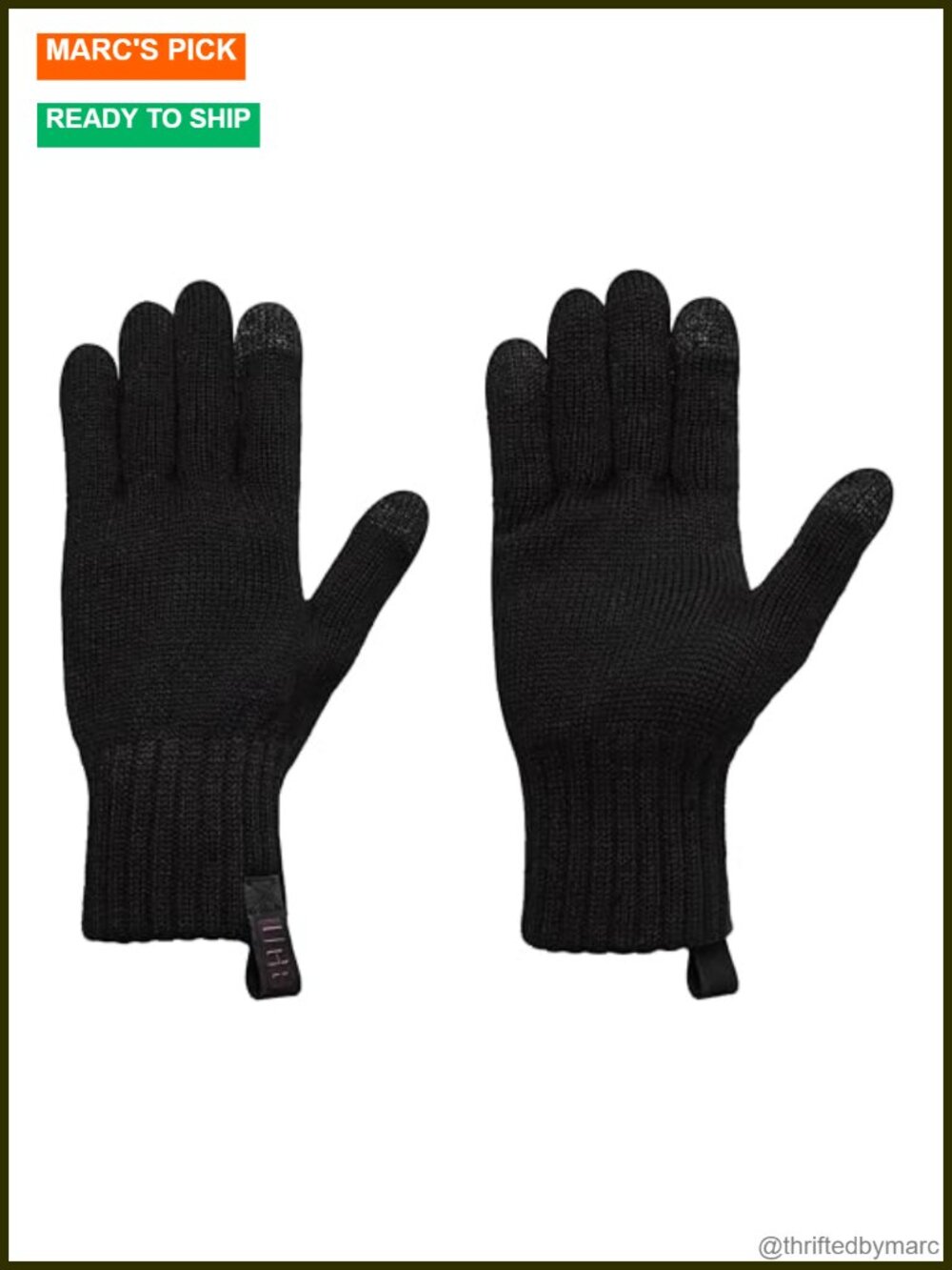 Lightweight Touchscreen Cold Weather Gloves with Stretch Fit